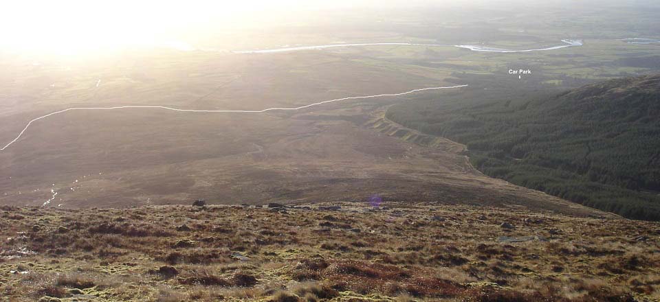 Knee of Cairnsmore route back image