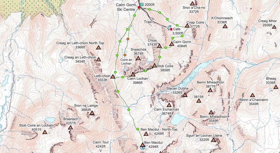 Cairn Gorm Map image