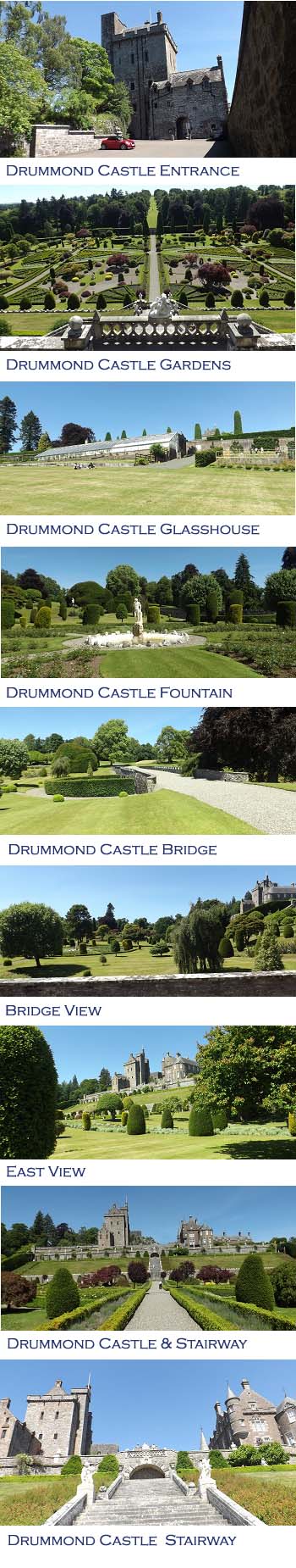 Drummond Castle Gardens Photos